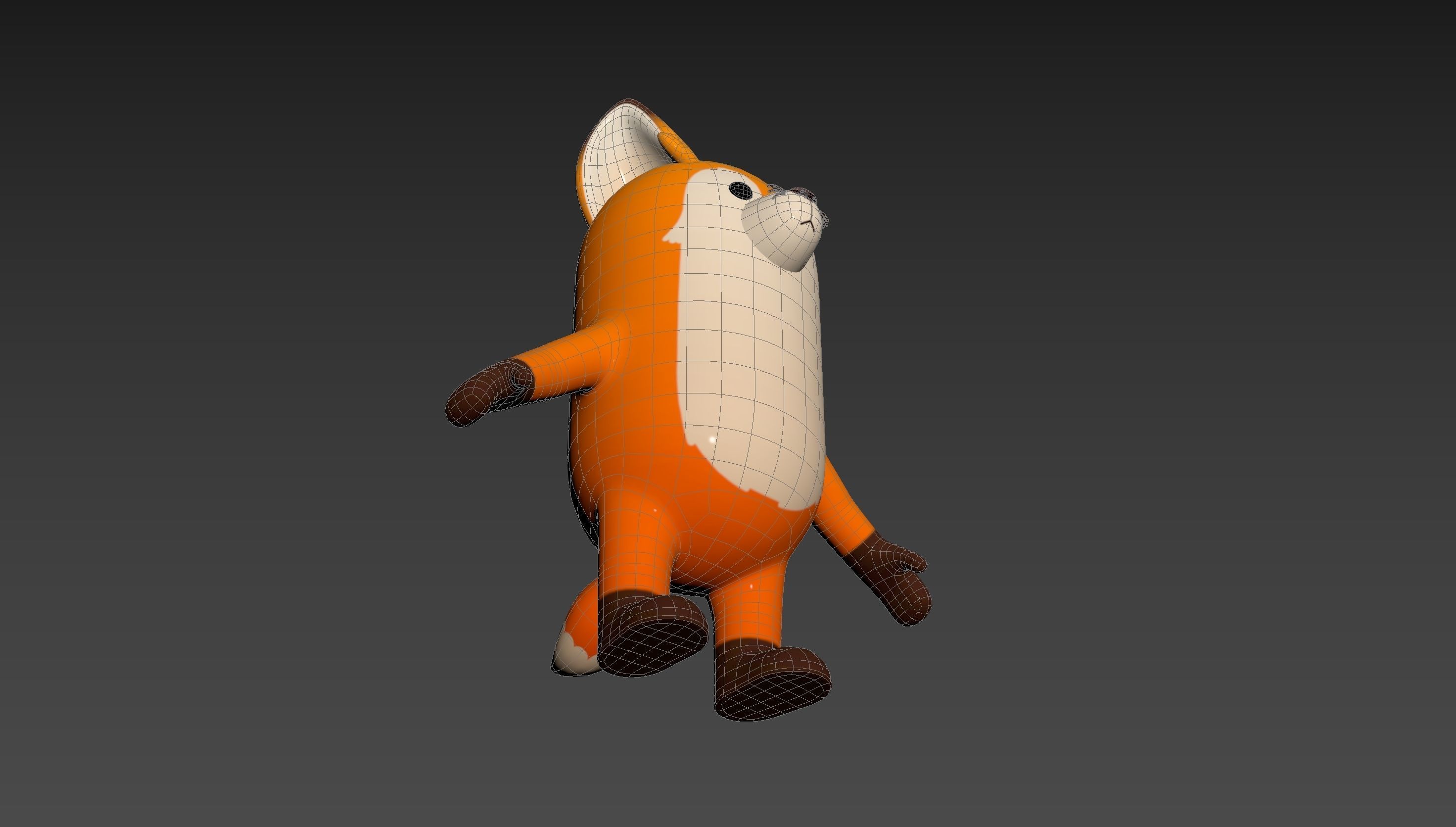 Fox Character 3D model_15