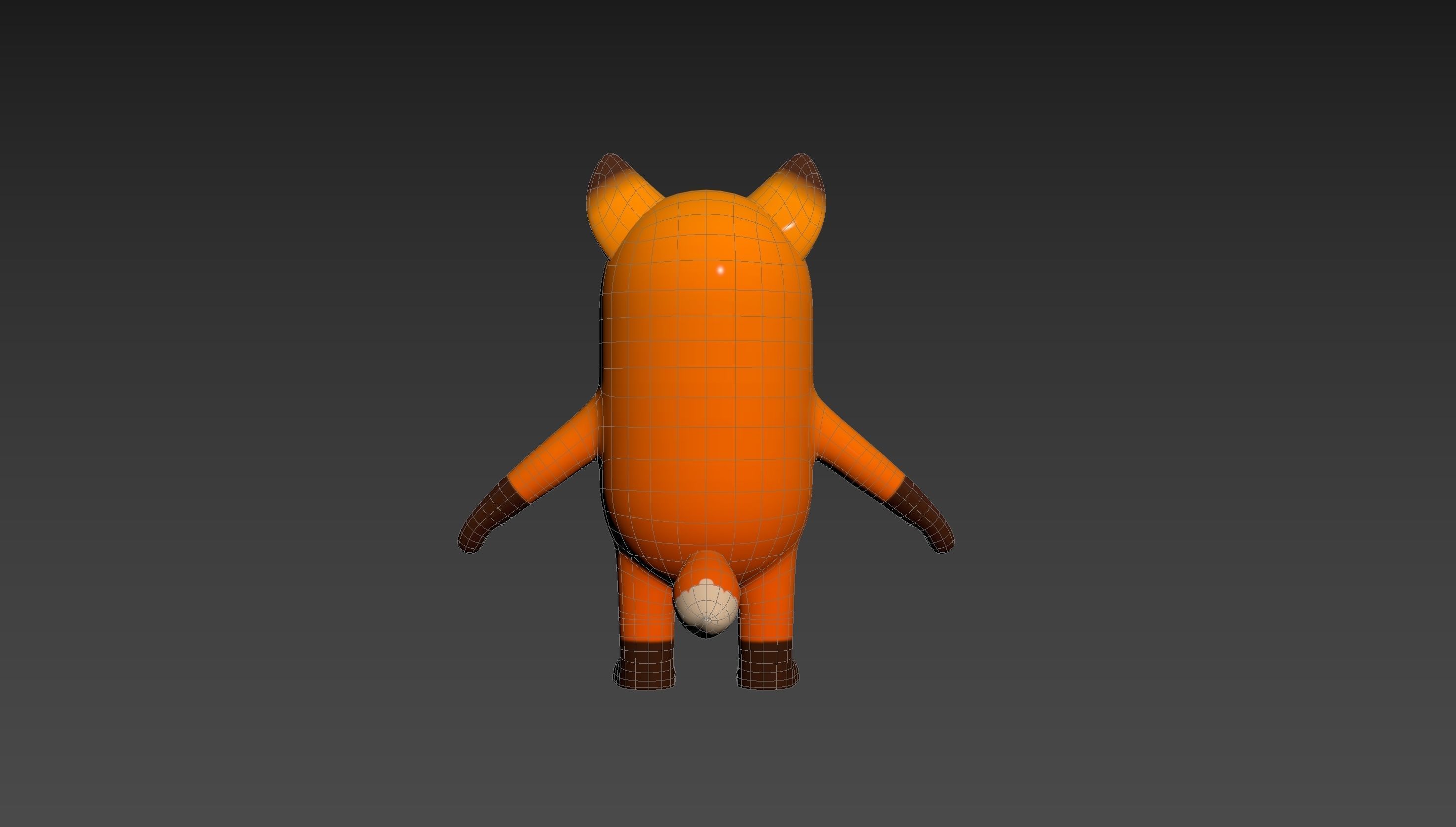 Fox Character 3D model_19