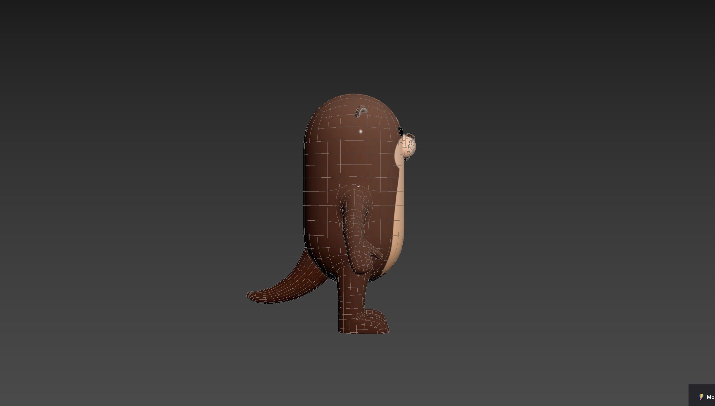 Otter Character 3D model_17