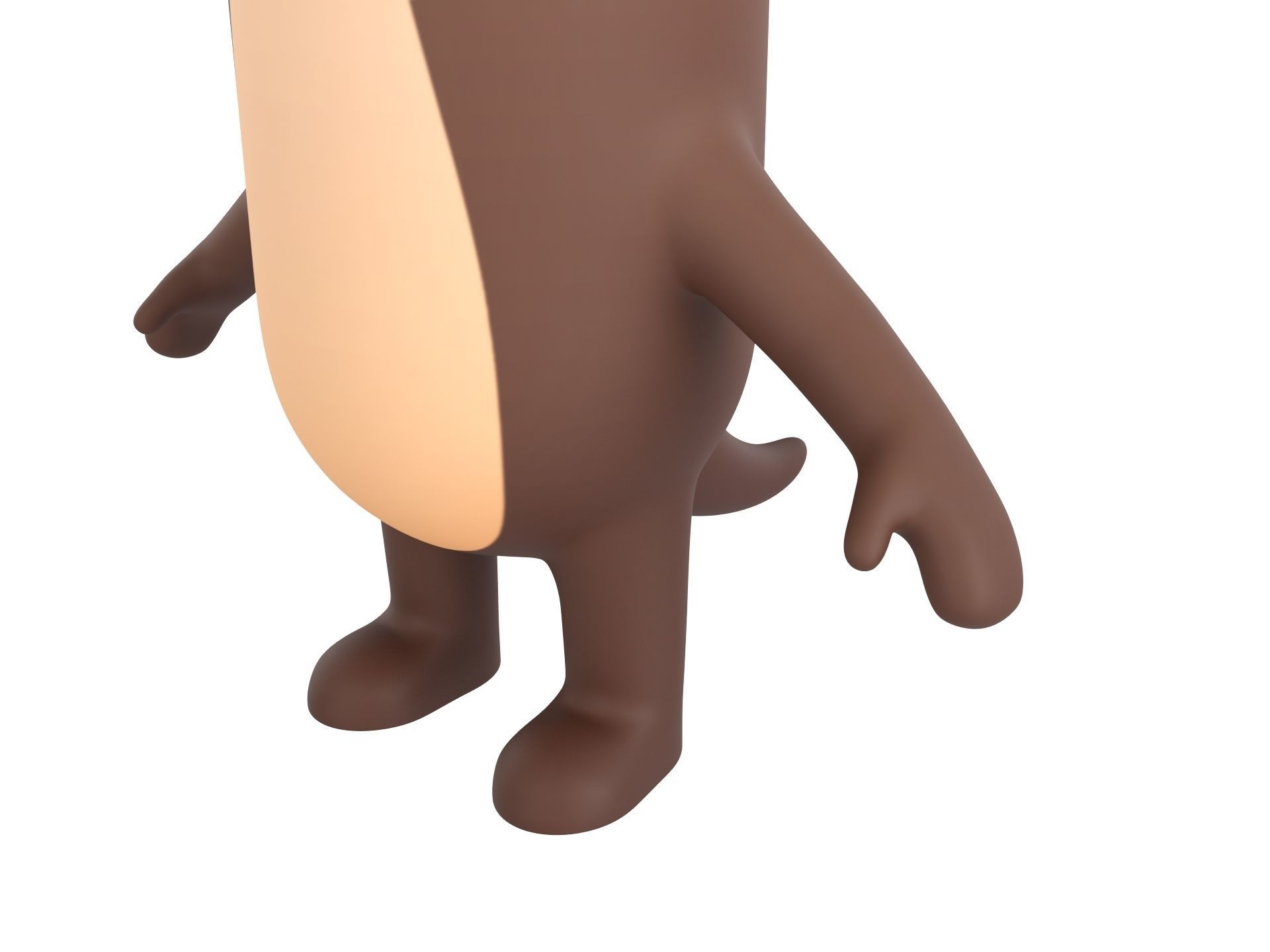 Otter Character 3D model_8