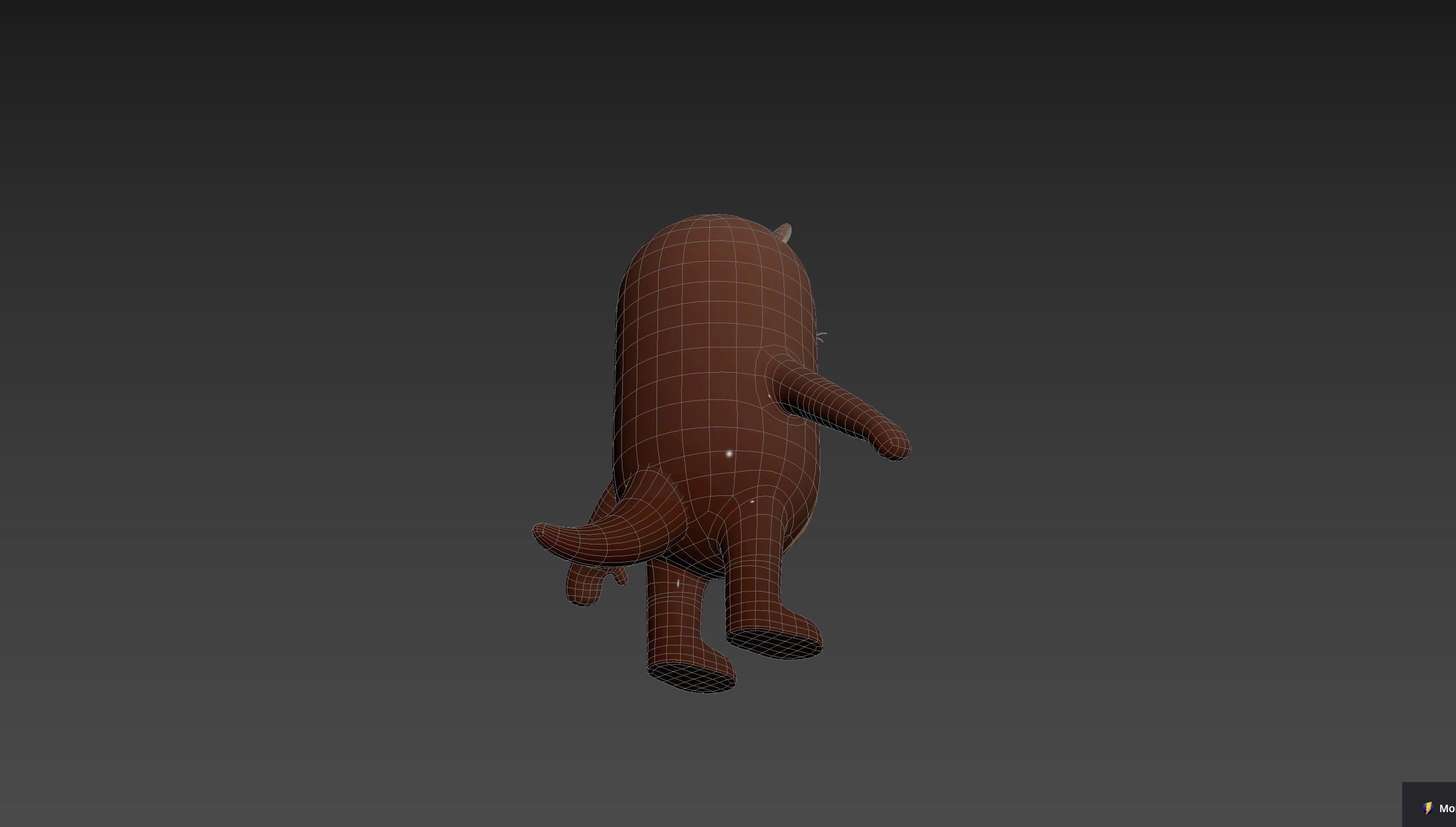Otter Character 3D model_18