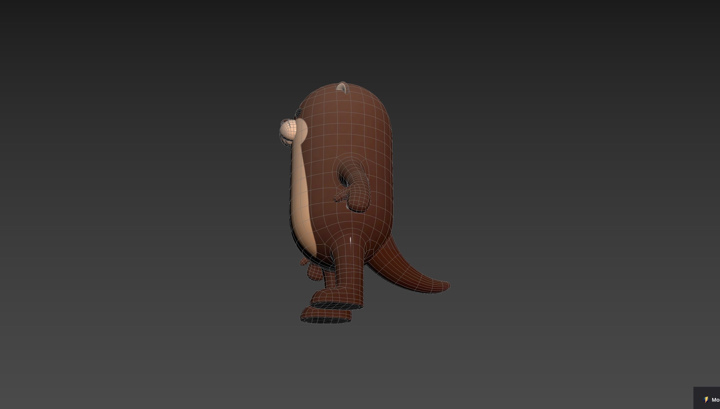 Otter Character 3D model_25