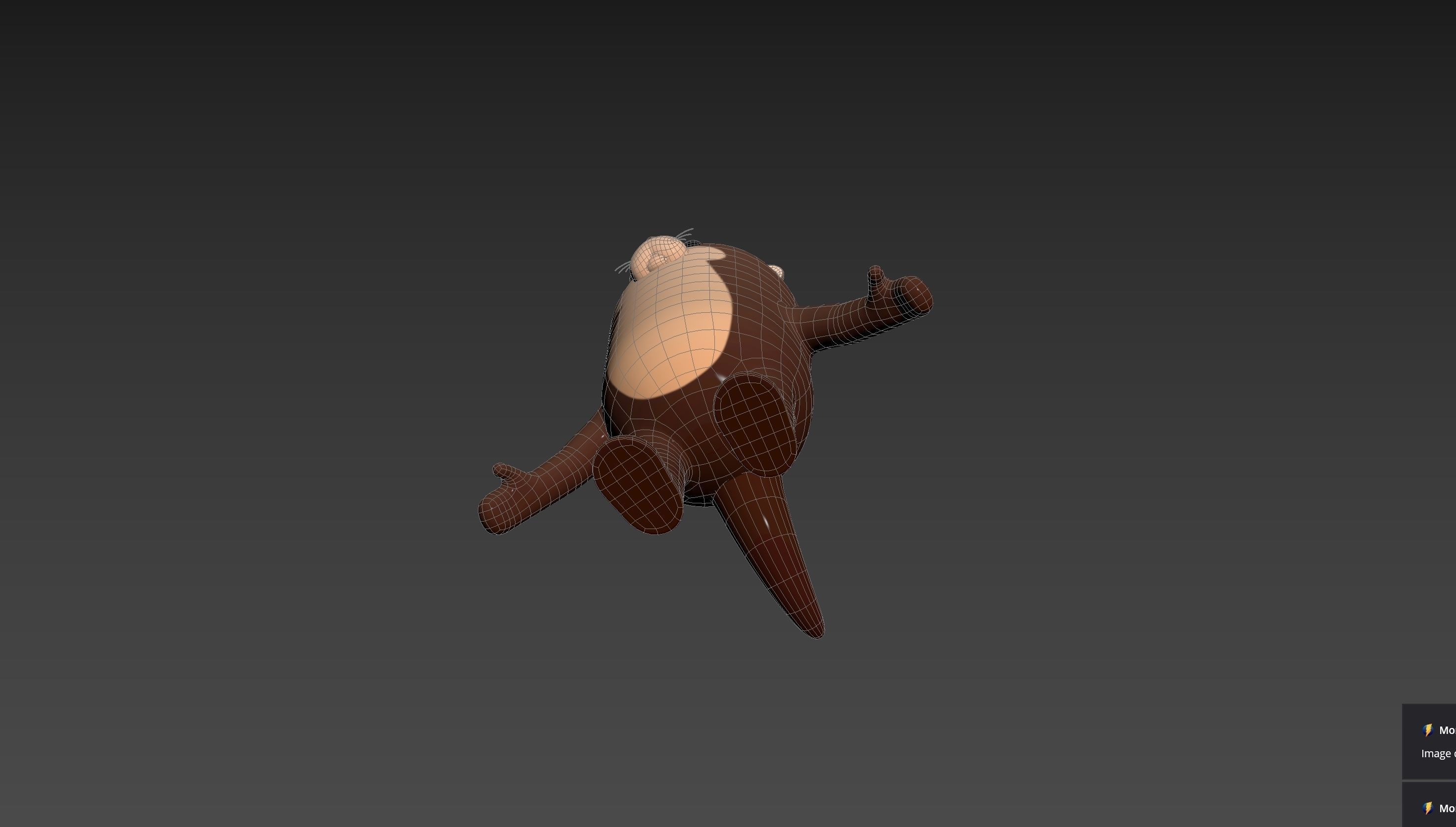 Otter Character 3D model_26