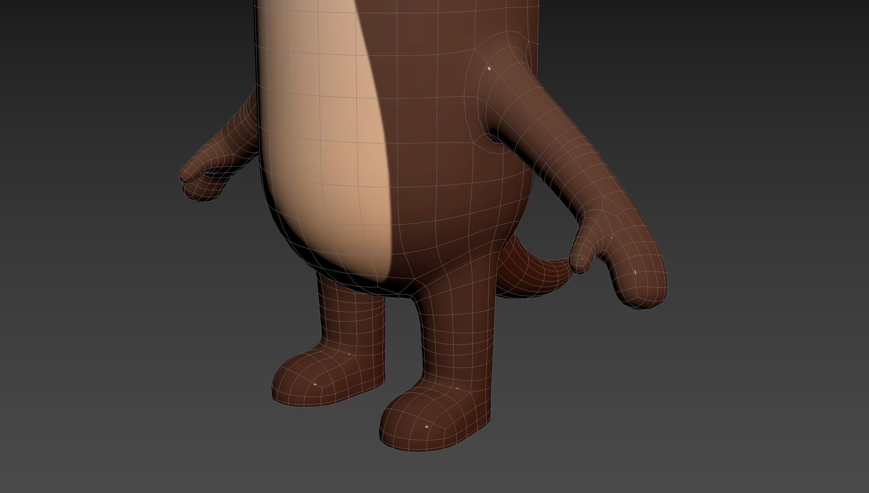 Otter Character 3D model_27