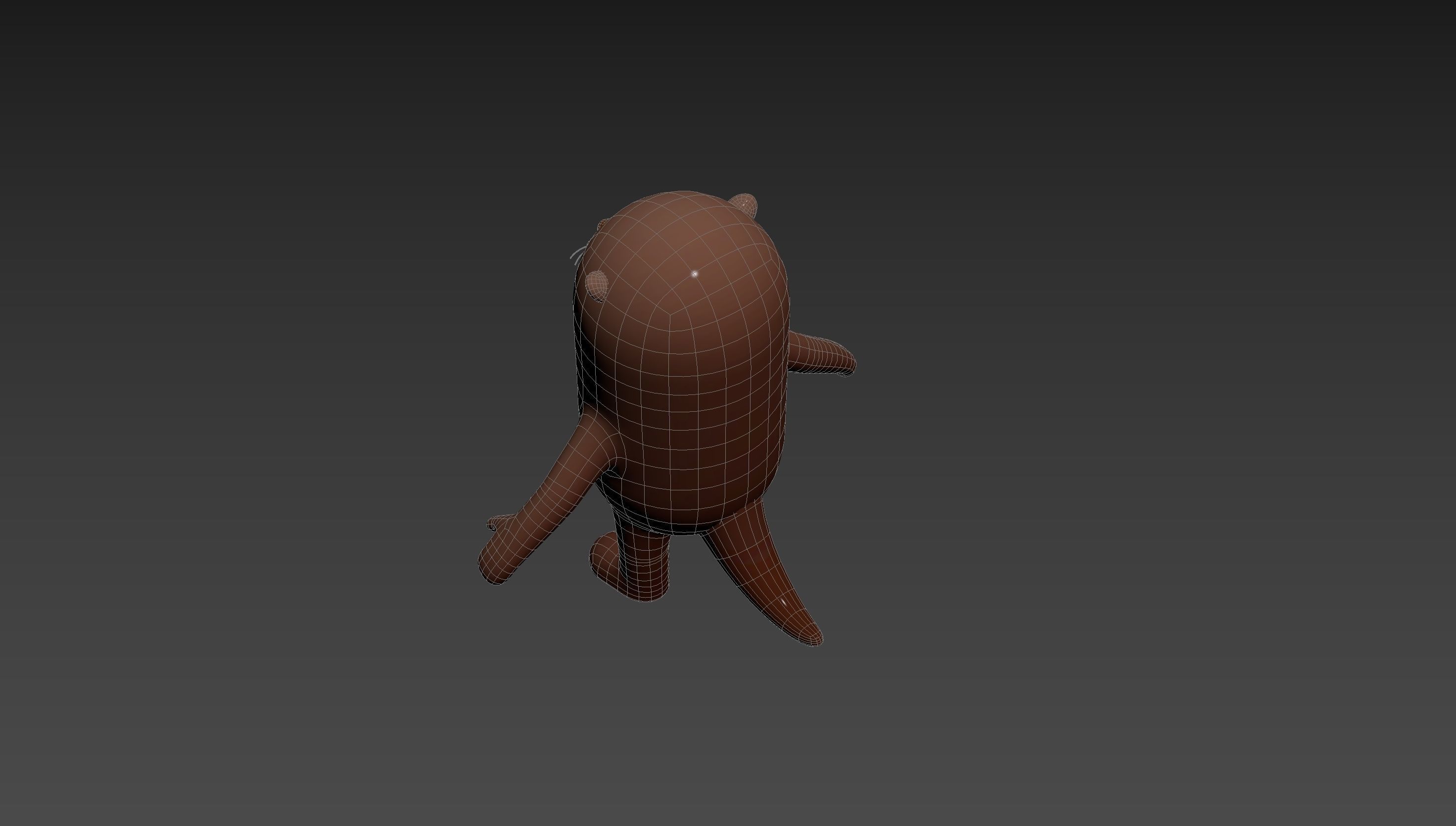 Otter Character 3D model_23