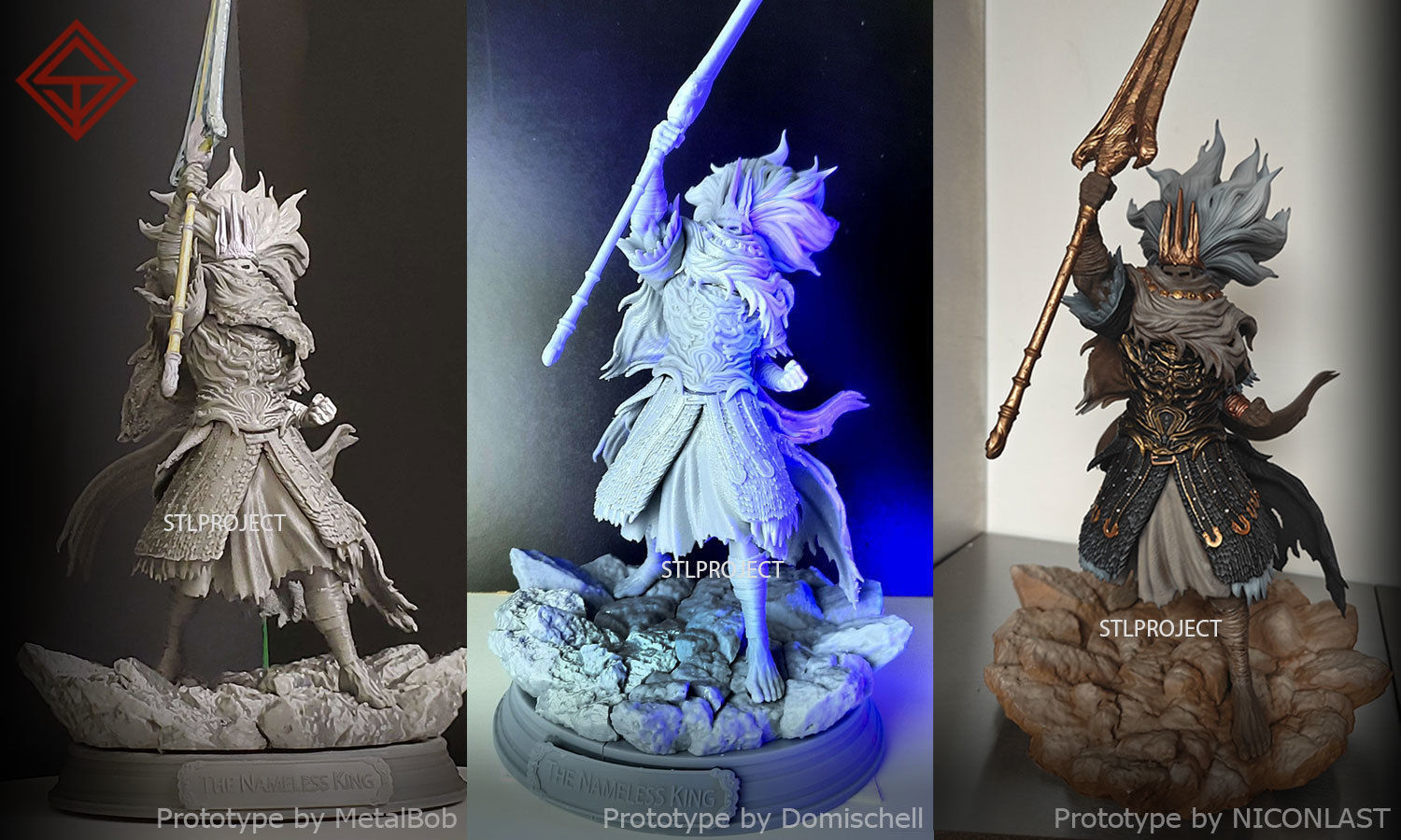 Nameless King  3D print model_2