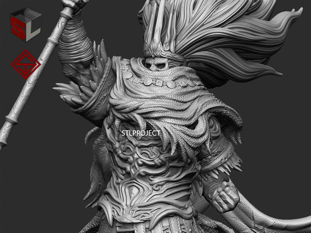 Nameless King  3D print model_5