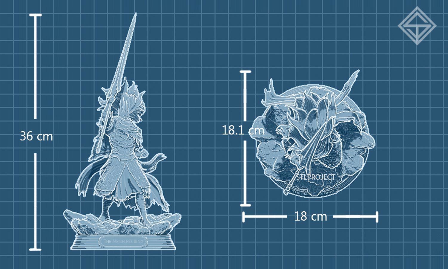 Nameless King  3D print model_4