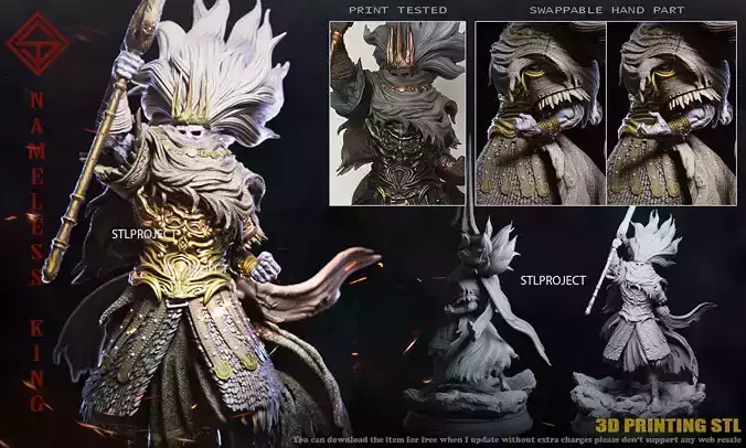 Nameless King  3D print model