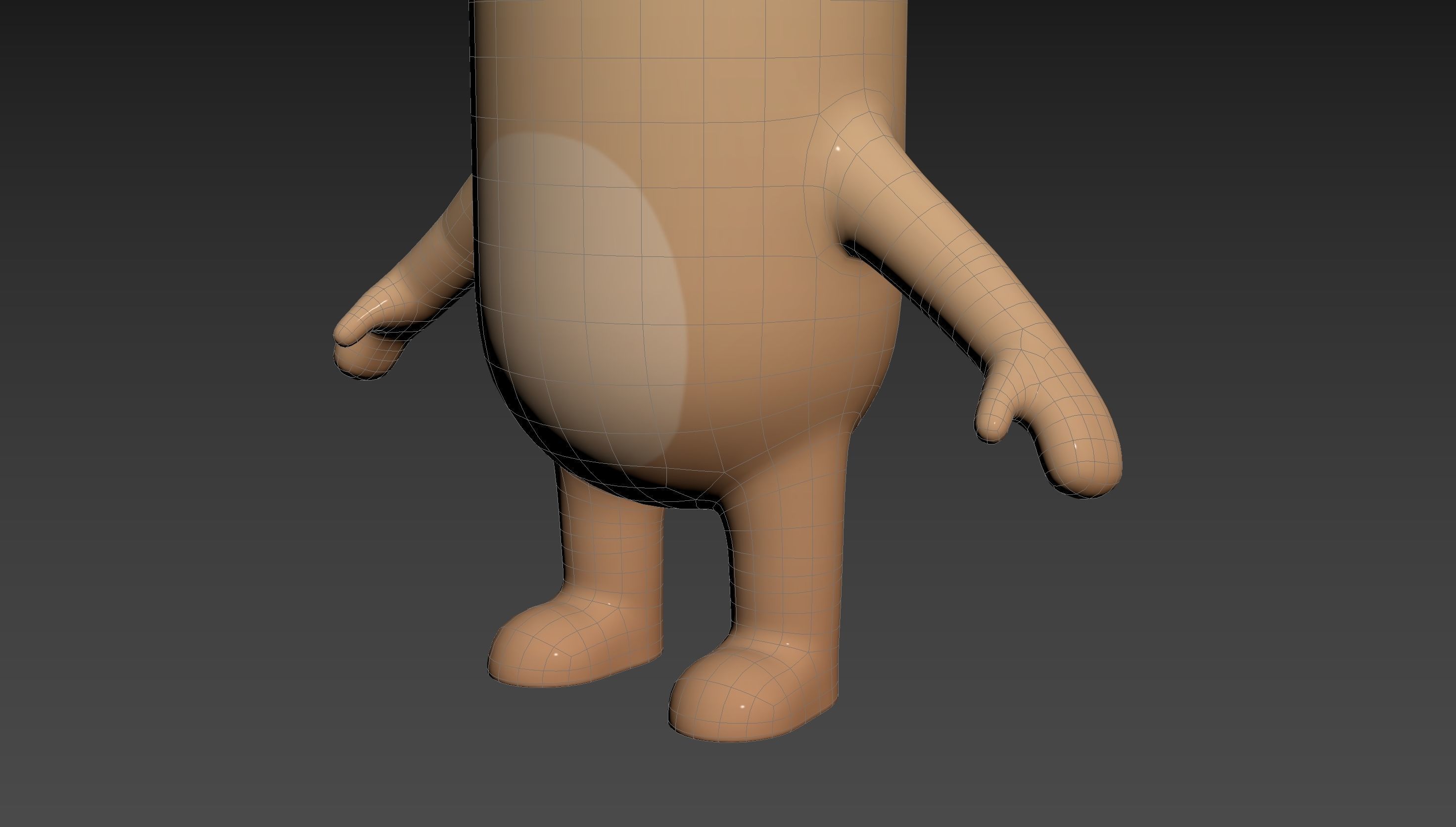 Pug Dog Character 3D model_27