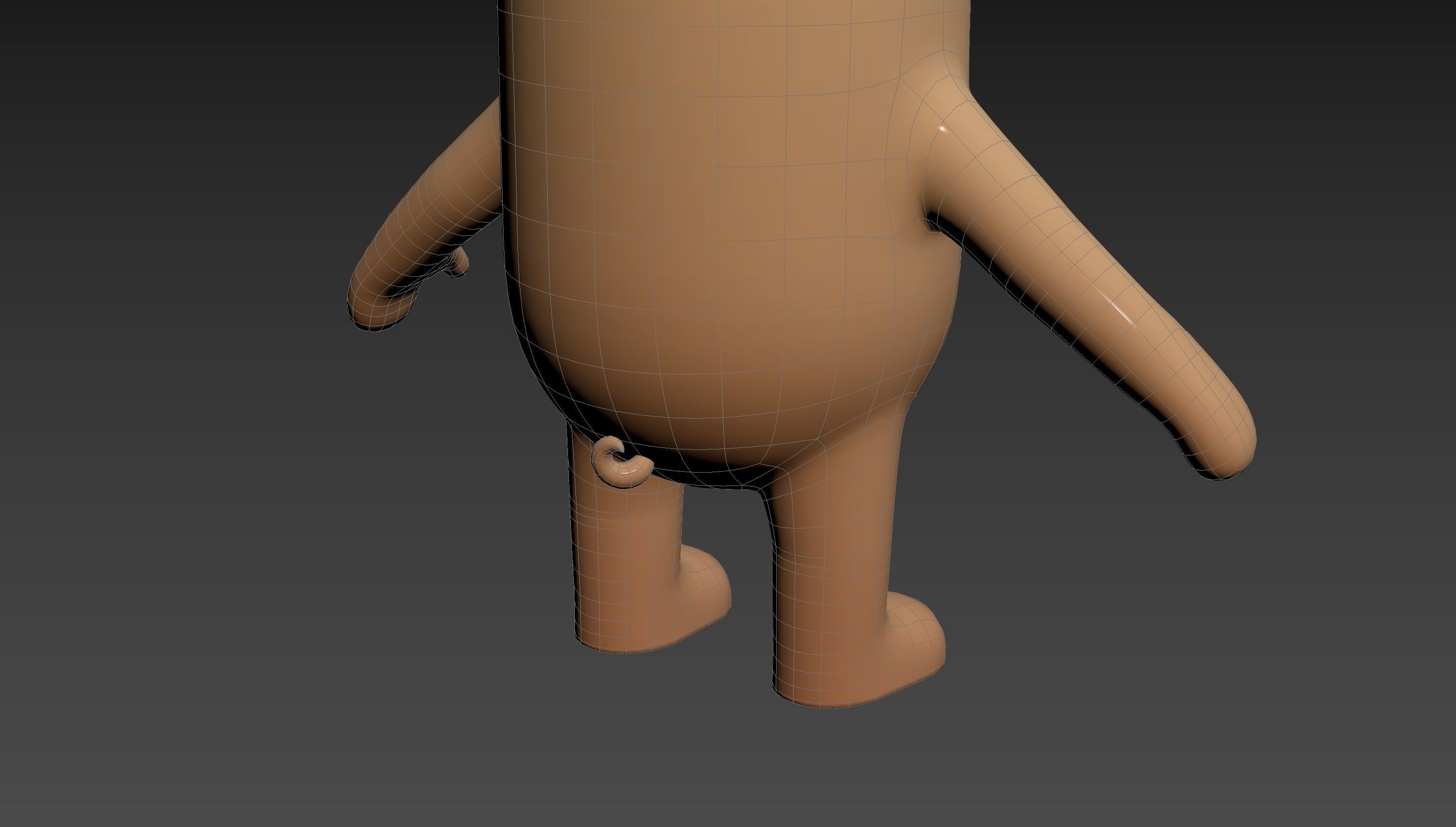 Pug Dog Character 3D model_28