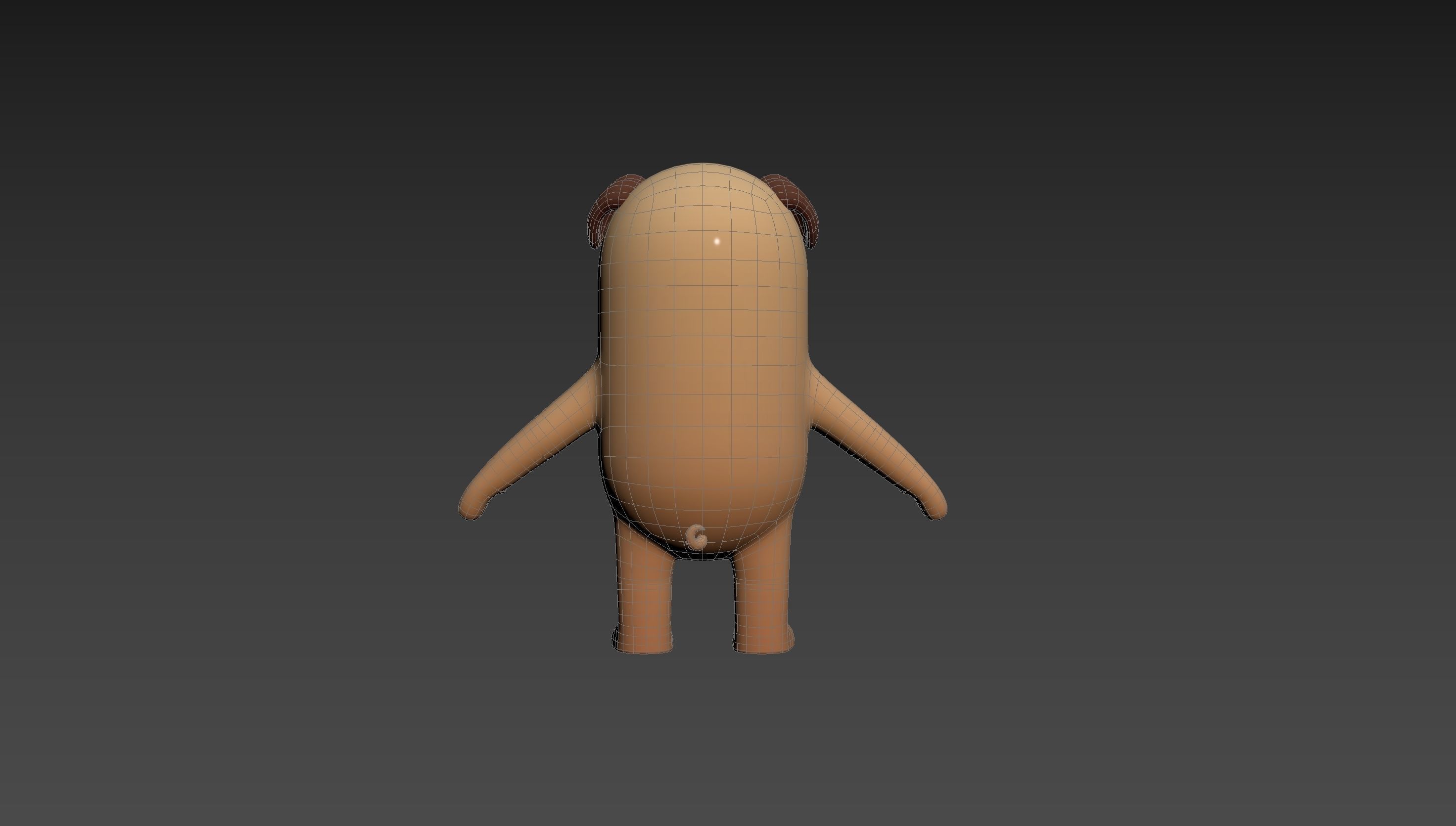 Pug Dog Character 3D model_19