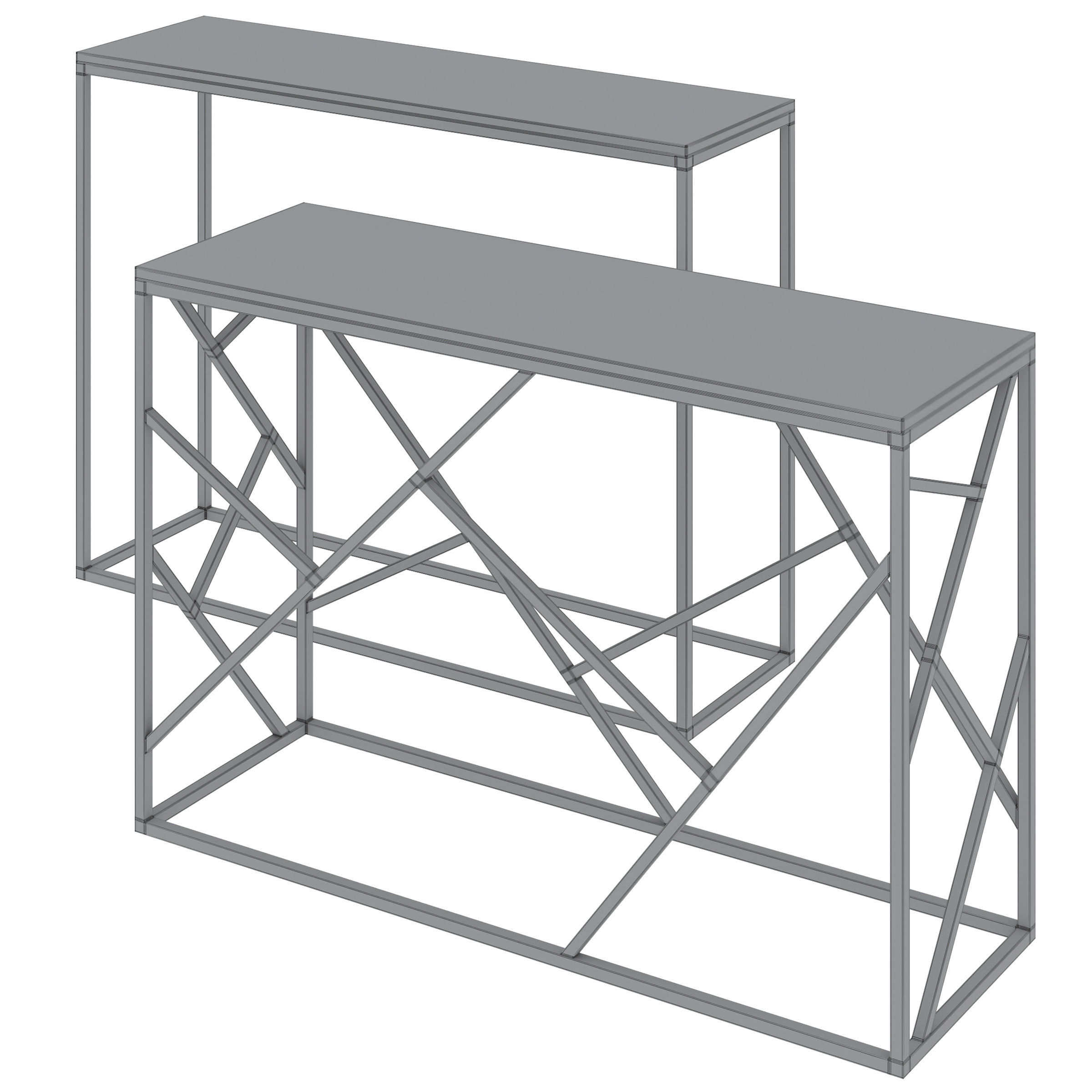 Console SIMPL and SOLVANG by Cazarina 3D model_4