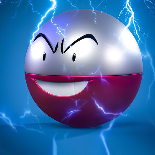 ELECTRODE POKEMON 3D model 3D printable CGTrader