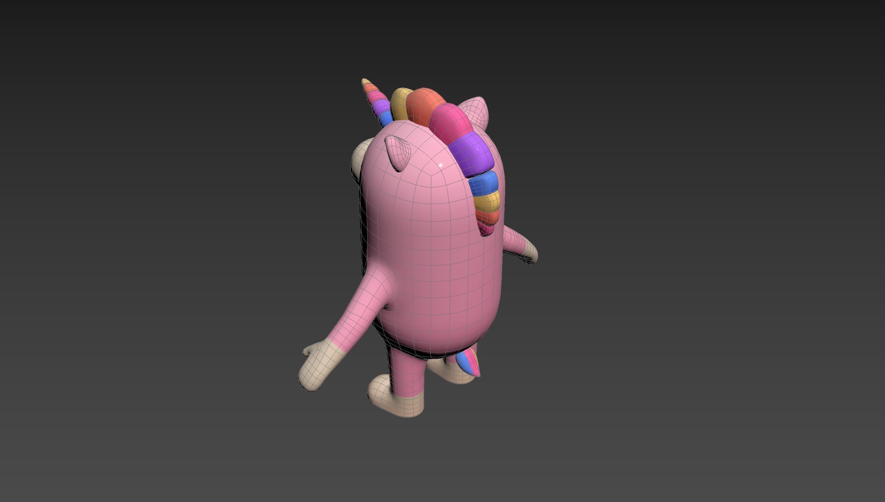 Unicorn Character 3D model_24