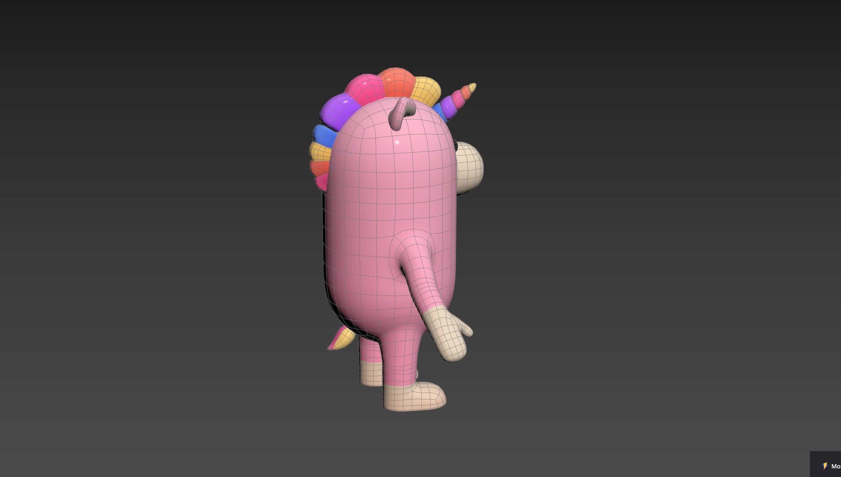 Unicorn Character 3D model_19