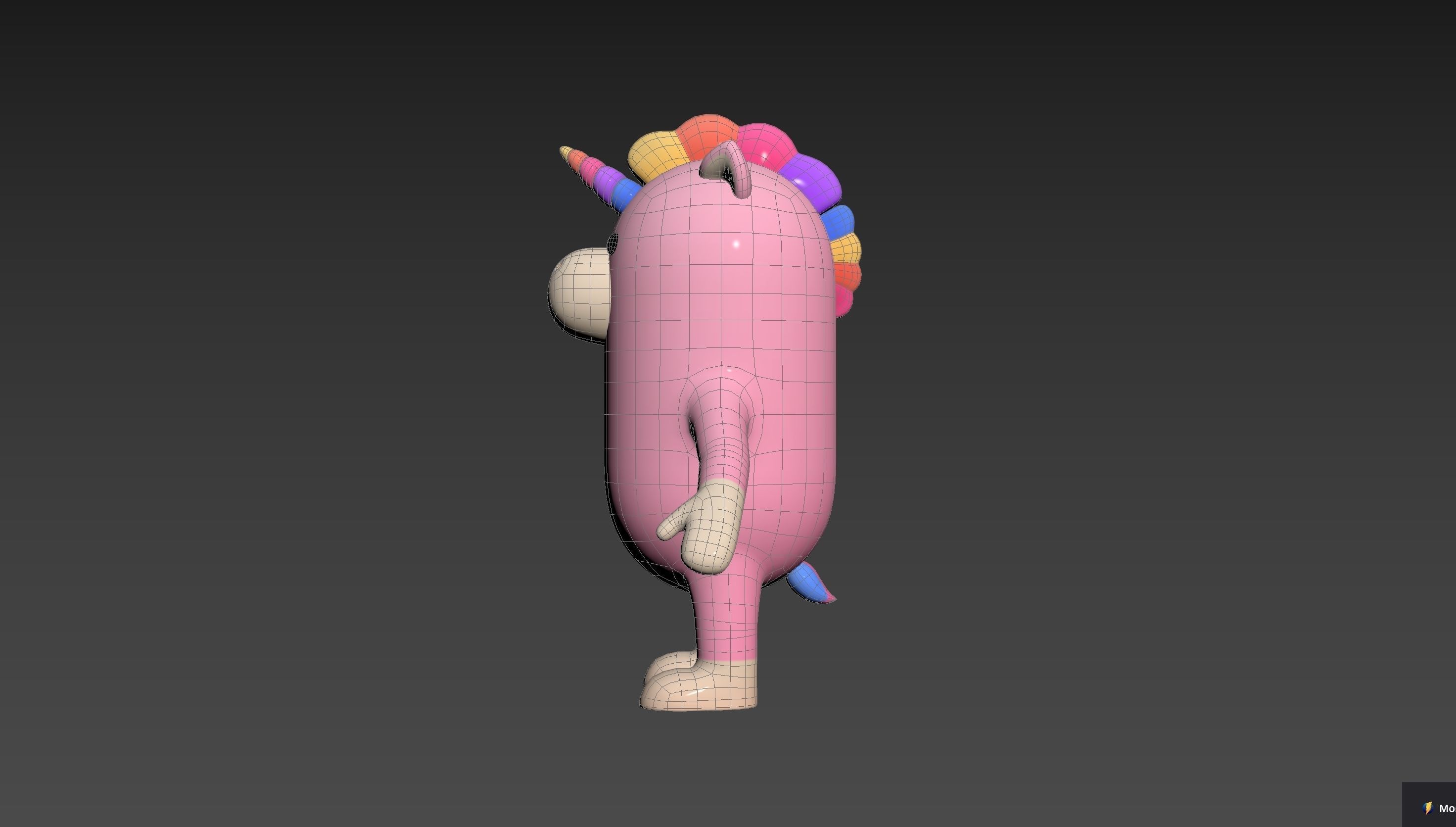 Unicorn Character 3D model_26