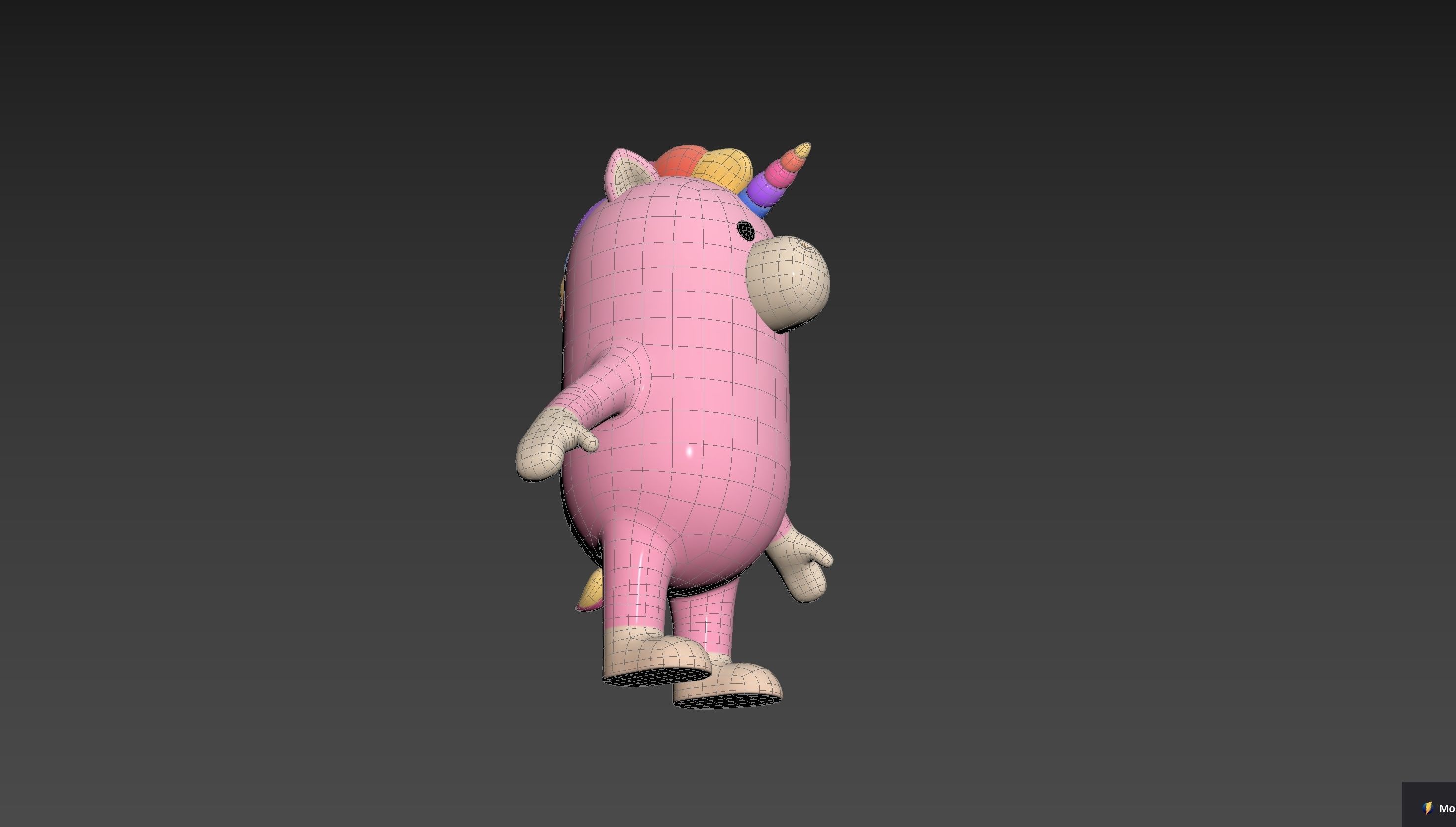 Unicorn Character 3D model_17