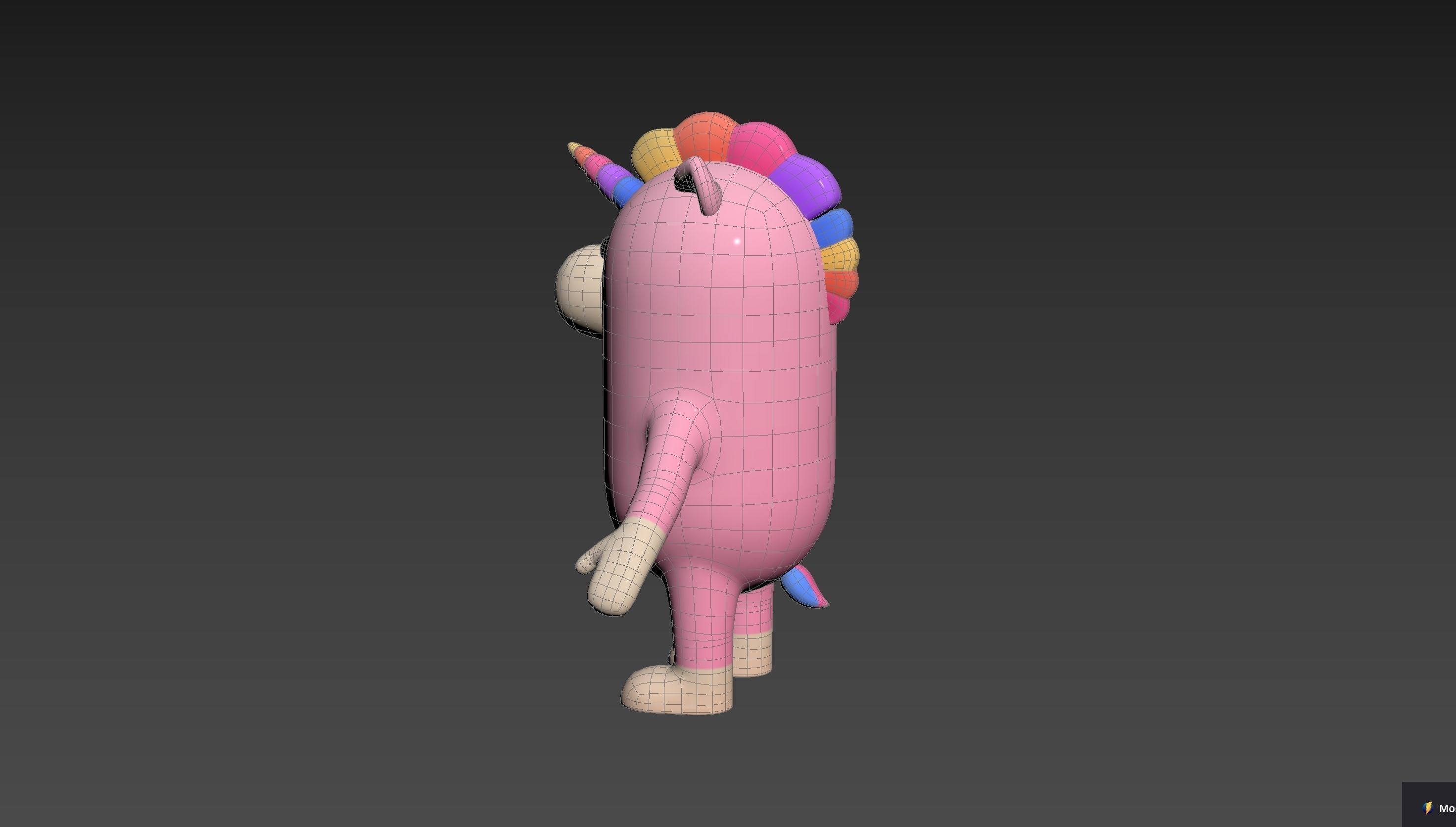 Unicorn Character 3D model_25