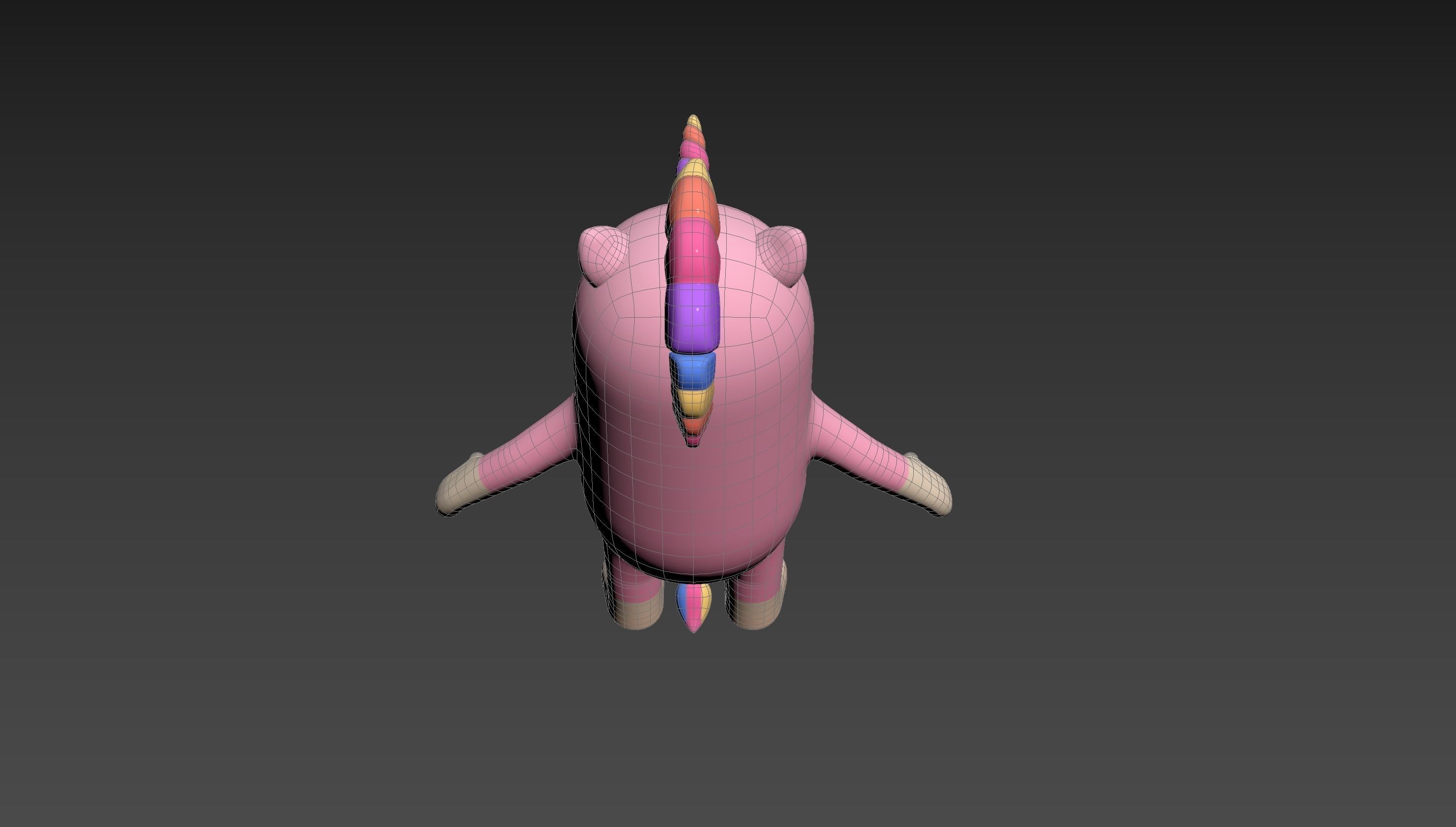 Unicorn Character 3D model_22
