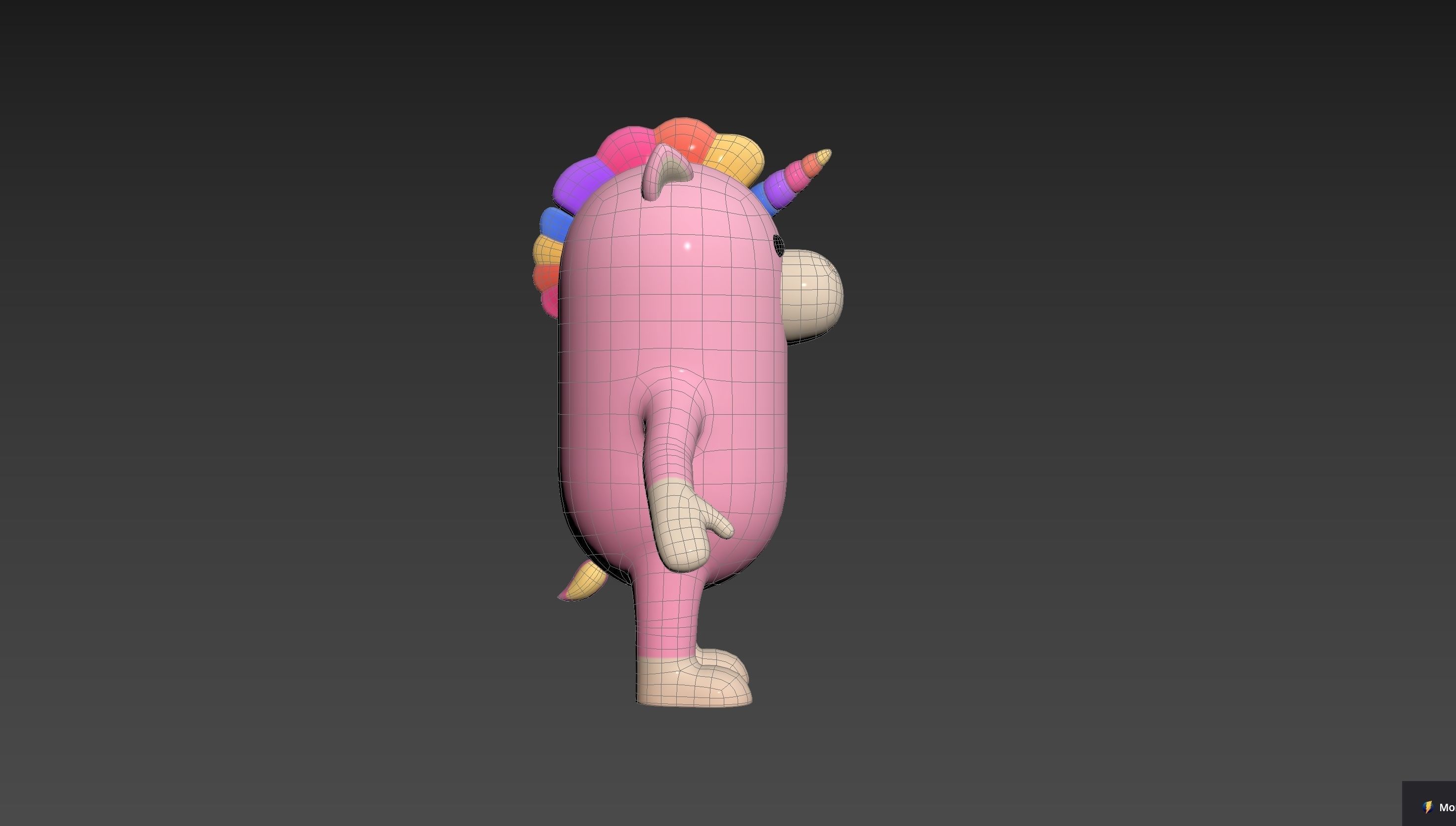 Unicorn Character 3D model_18