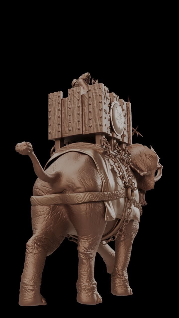 Carthaginian War Elephant 3D print model_7
