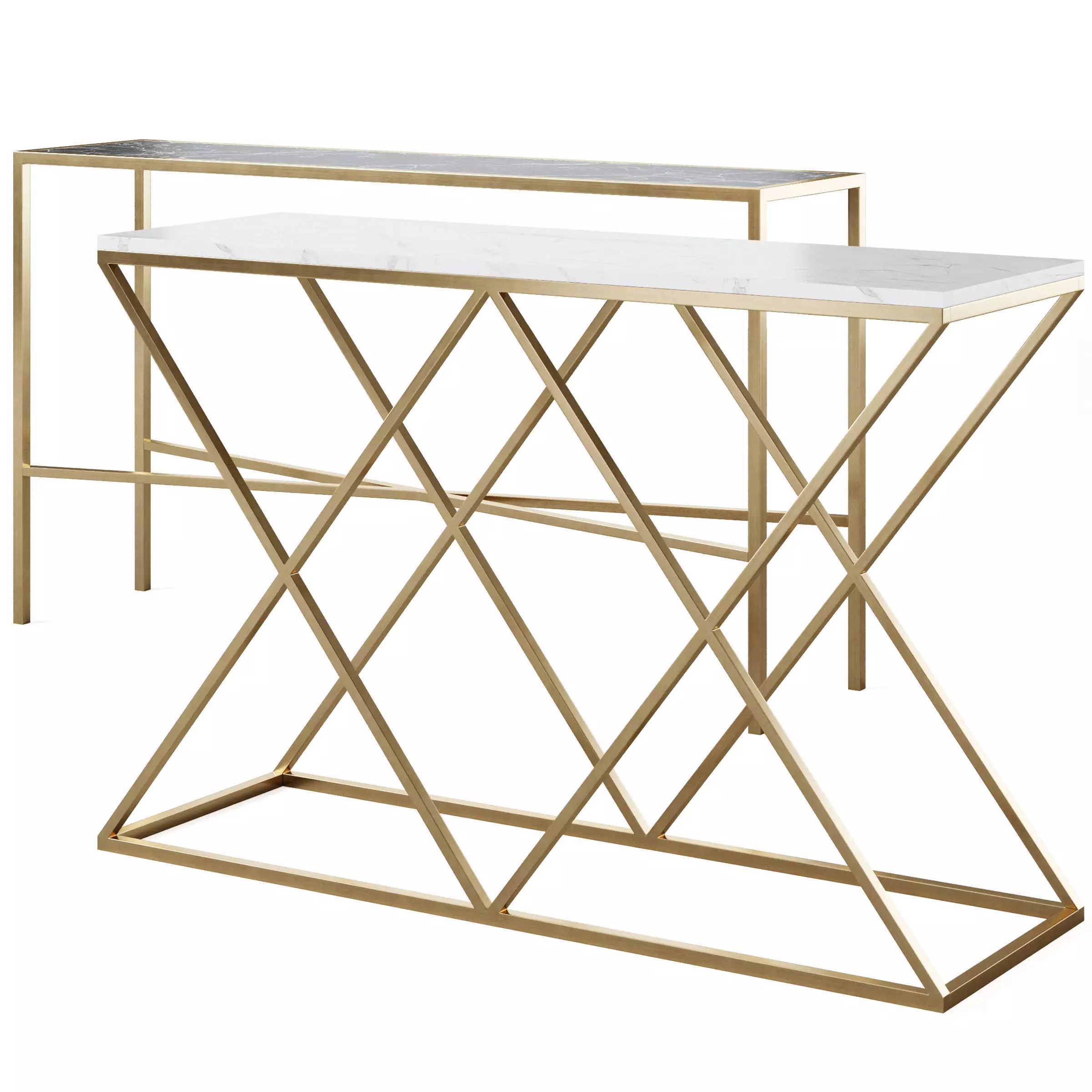 Console CLEVELAND and ANDORRA by Cazarina 3D model_0