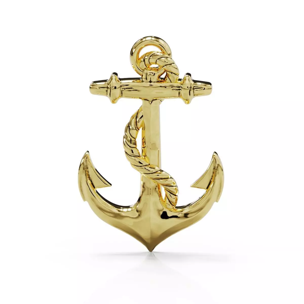 Anchor and Anchor ring 3D print model_0
