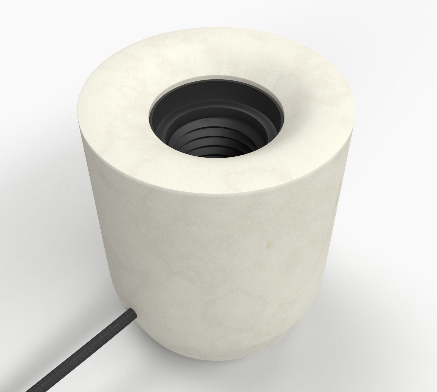 3D model of Marble lamp Low-poly 3D model_2