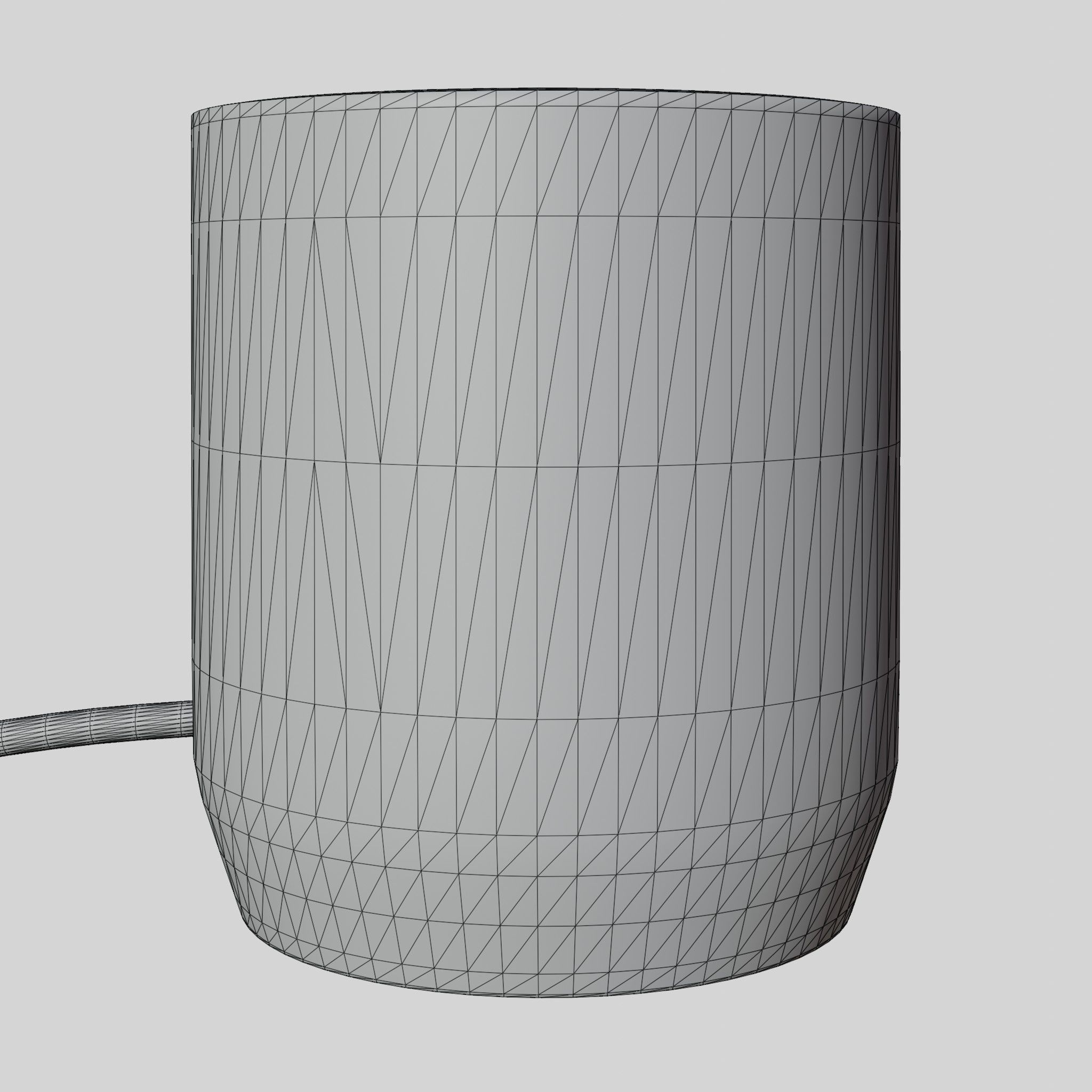 3D model of Marble lamp Low-poly 3D model_5
