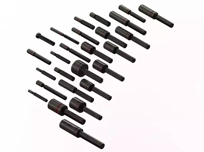 Progressive Type Plug Gauge Set for Measuring Range  9 to 50 mm