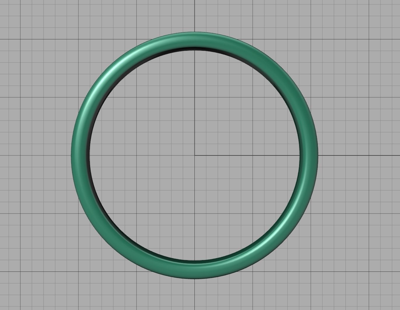 Concave Plain Band 4mm wide 4-13us sizes 3dmodel 3D print model_20