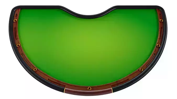 Poker Table Low-poly 3D model