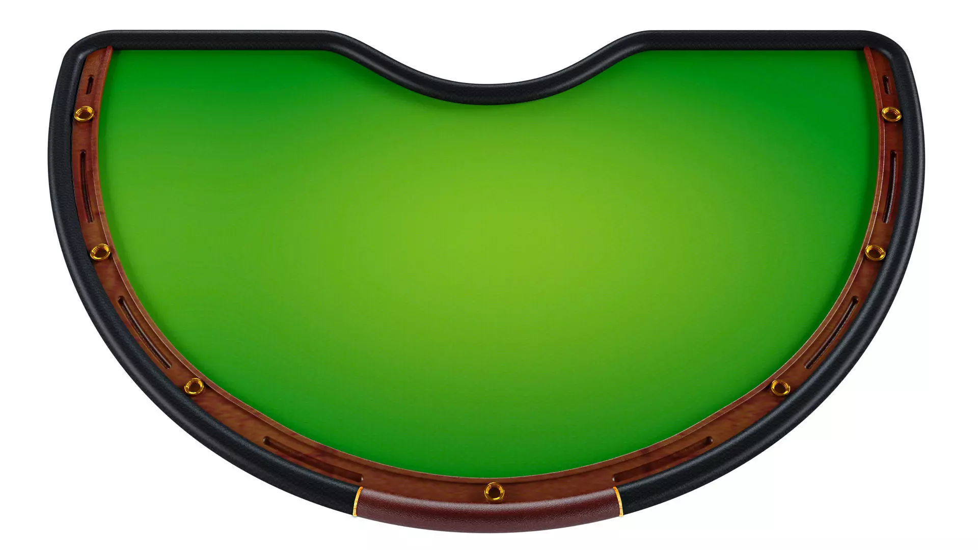 Poker Table Low-poly 3D model_0