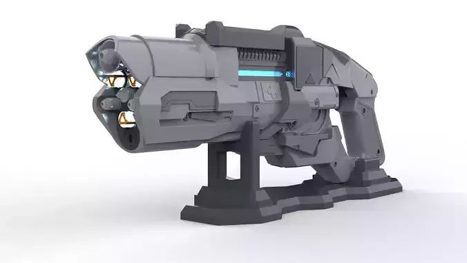 Captain Cold Blaster - Legends Of Tomorrow - Commercial - STL  3D print model