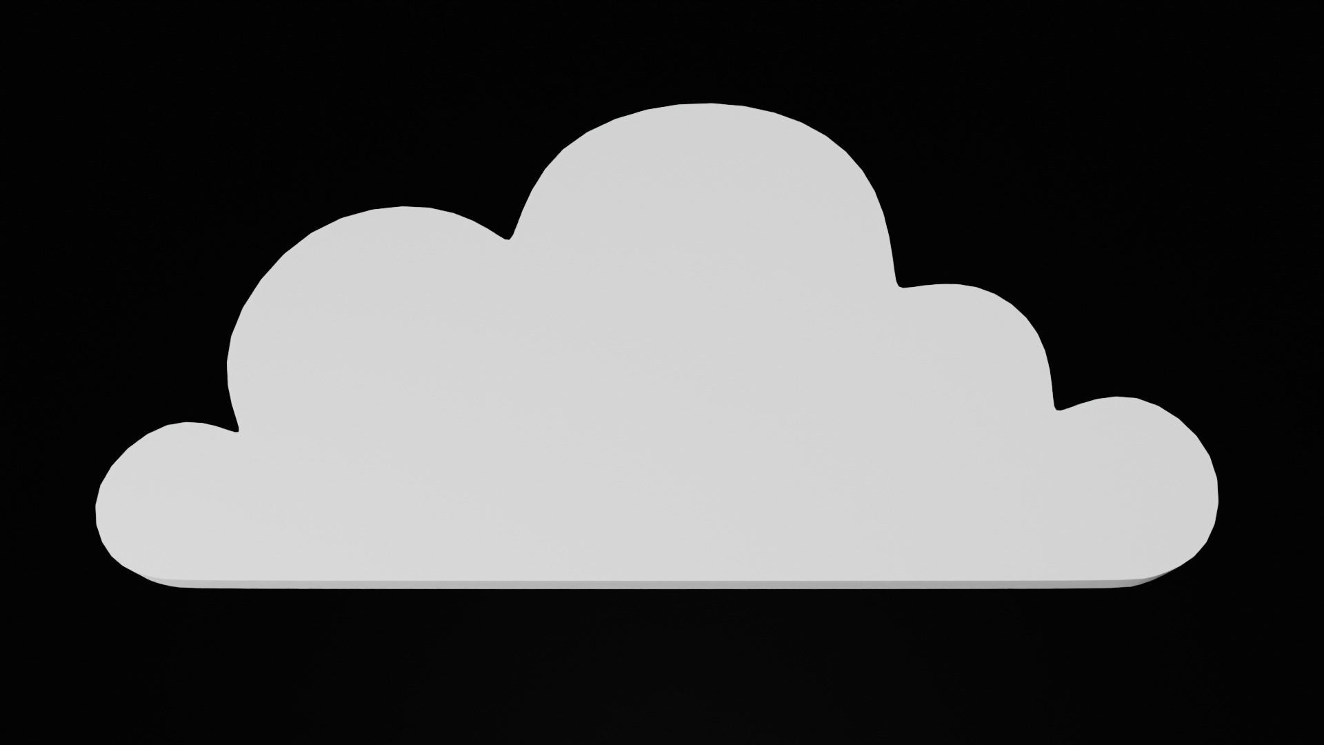 Cloud 3D print model_22