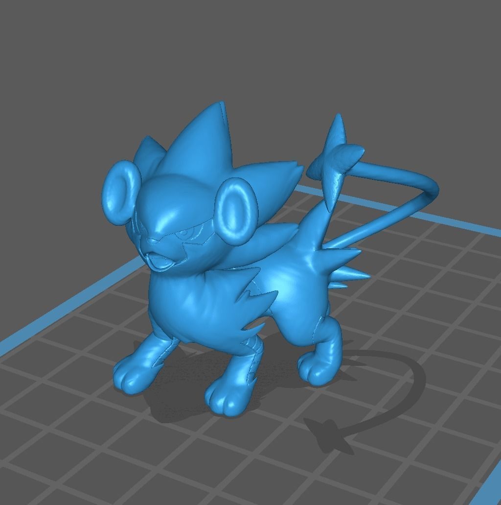 Shinx Luxio and Luxray 3D print model_31