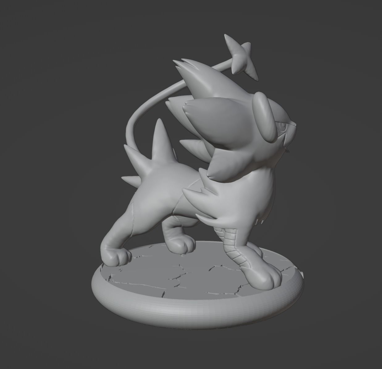 Shinx Luxio and Luxray 3D print model_28