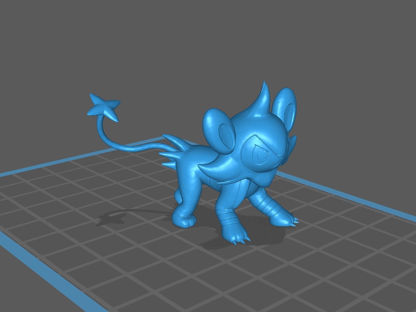 Shinx Luxio and Luxray 3D print model_21