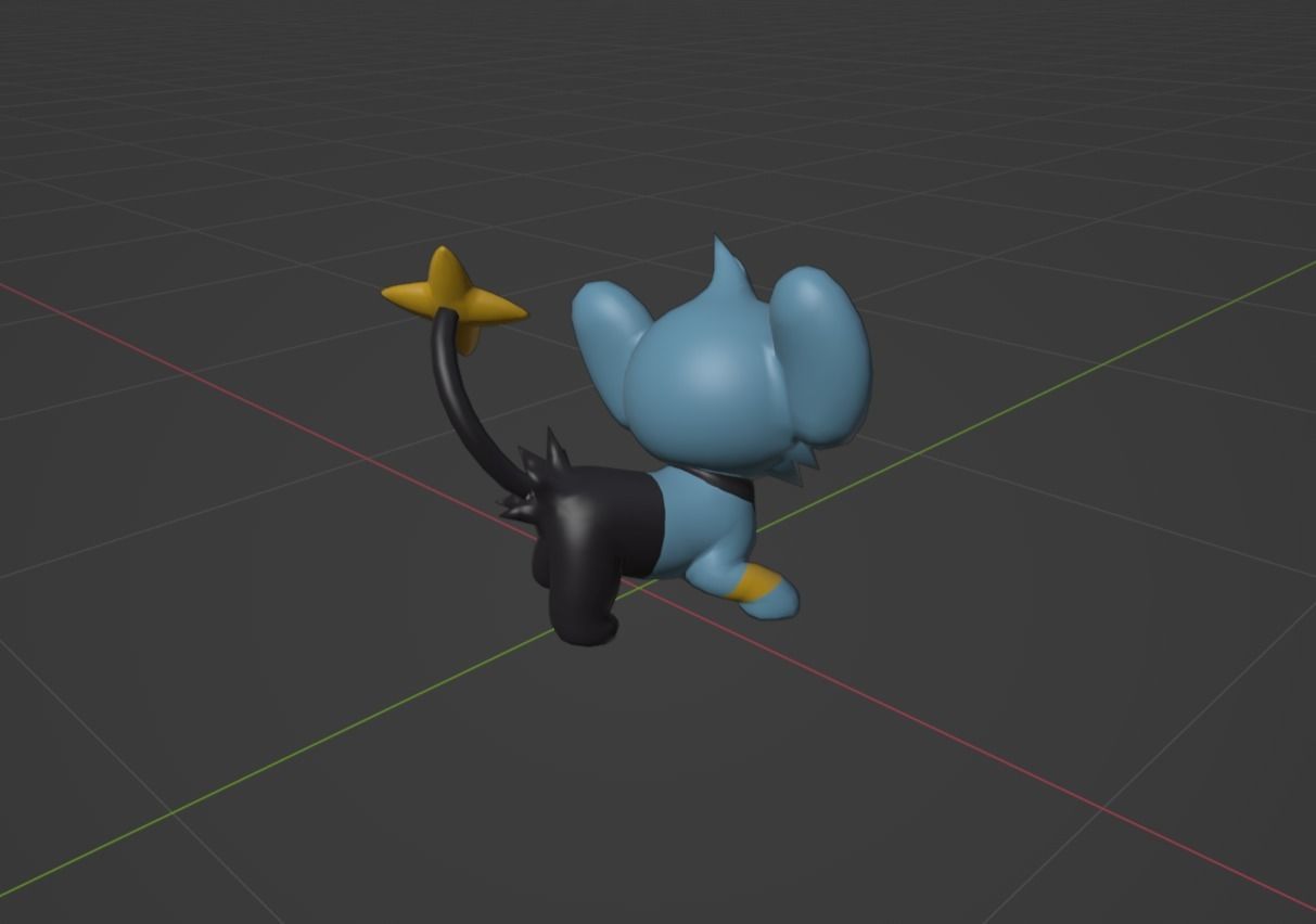 Shinx Luxio and Luxray 3D print model_4