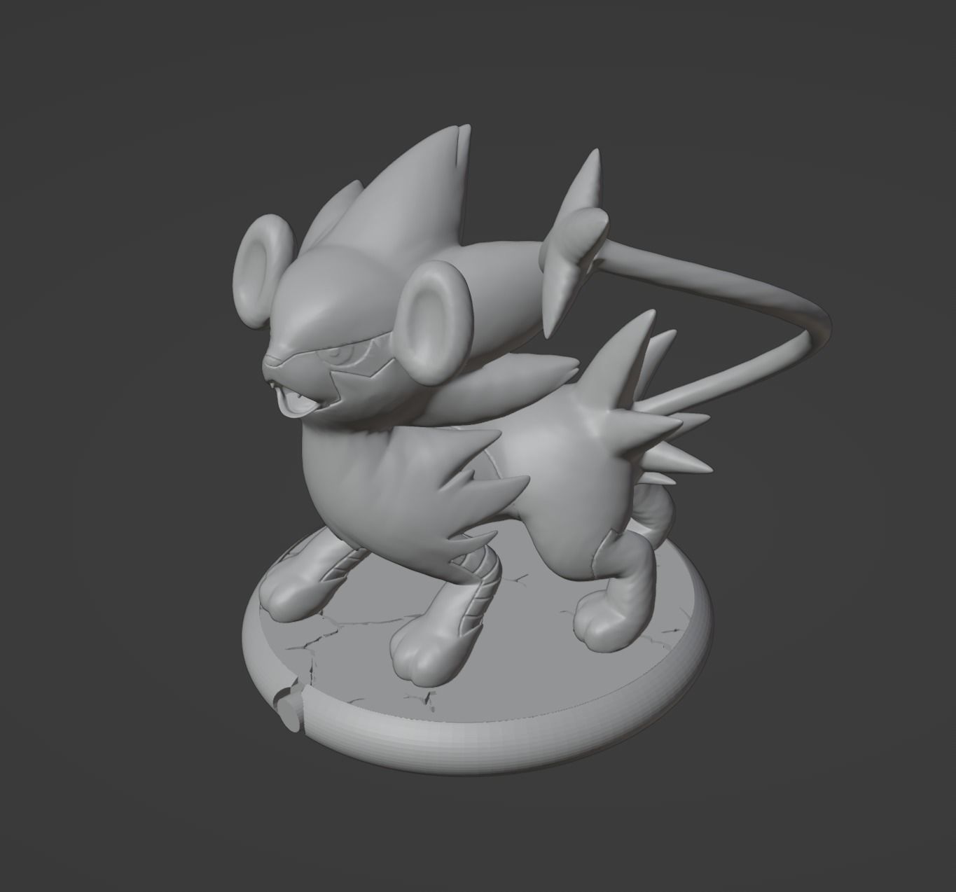 Shinx Luxio and Luxray 3D print model_25