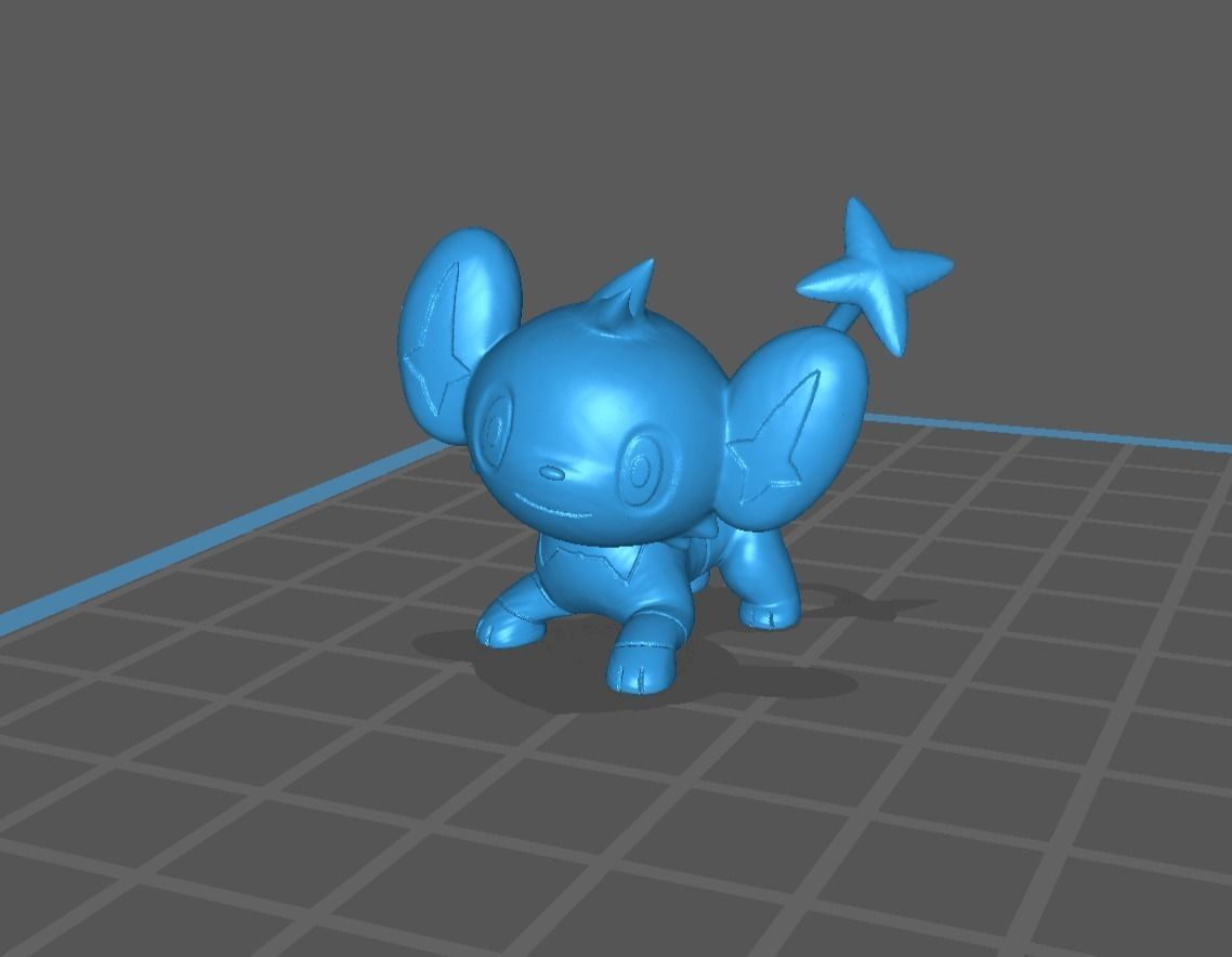 Shinx Luxio and Luxray 3D print model_12