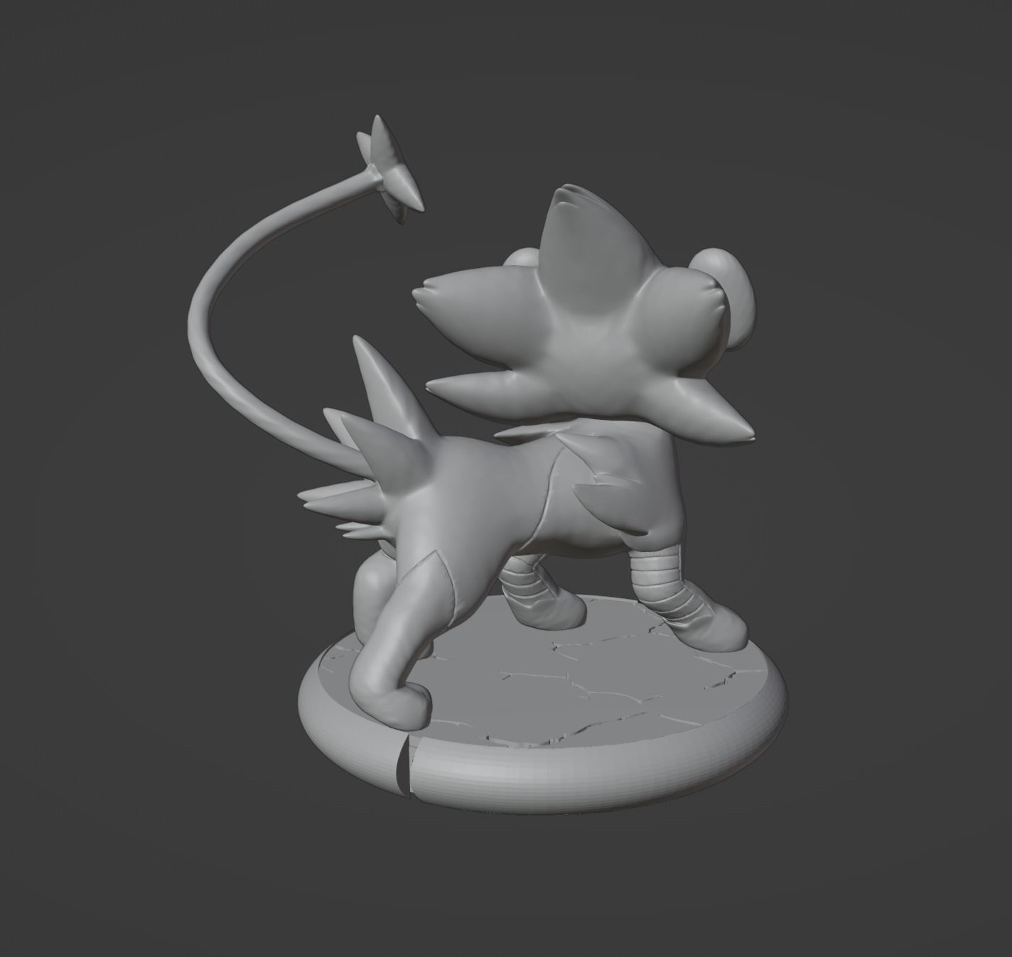 Shinx Luxio and Luxray 3D print model_27