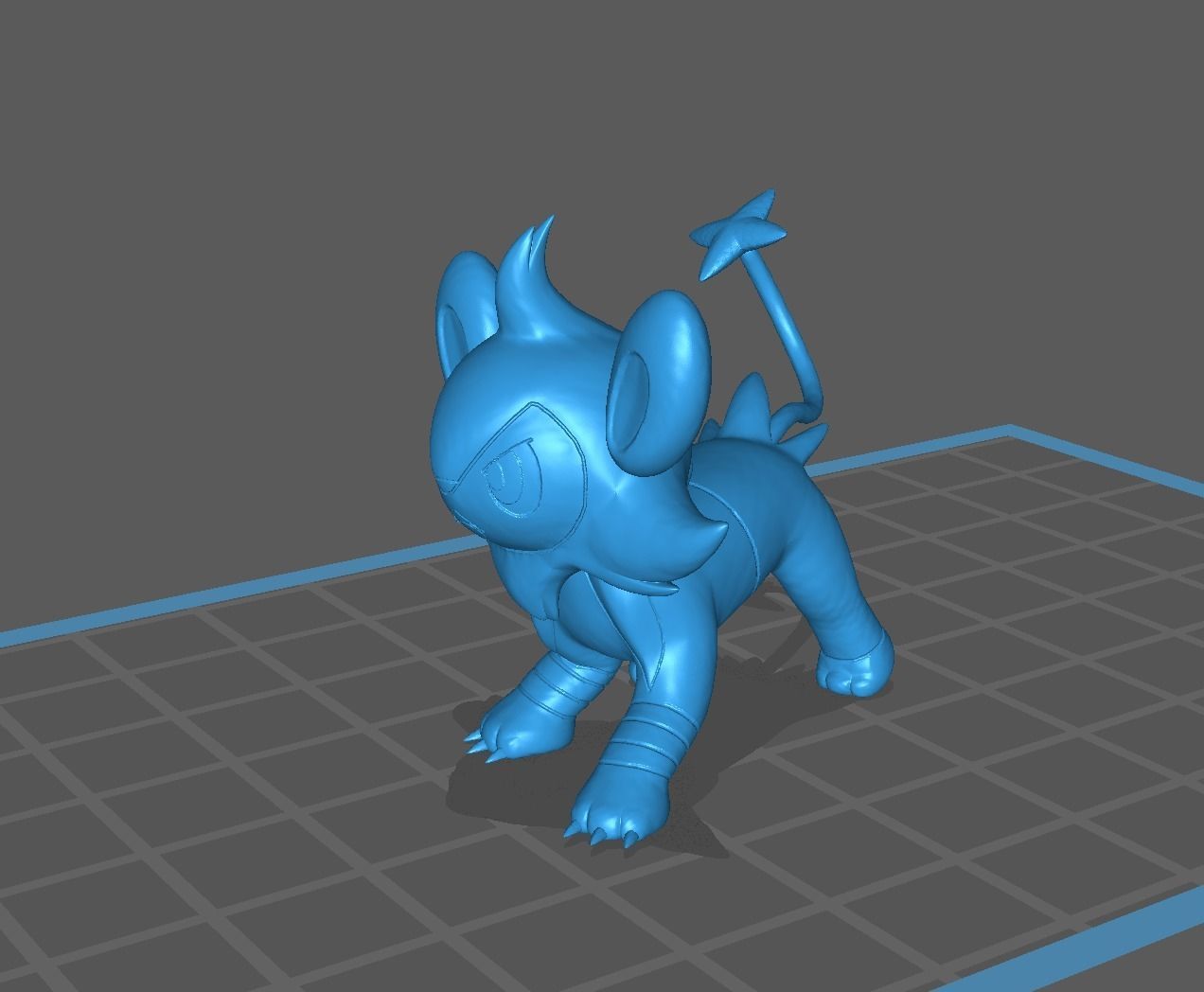 Shinx Luxio and Luxray 3D print model_22