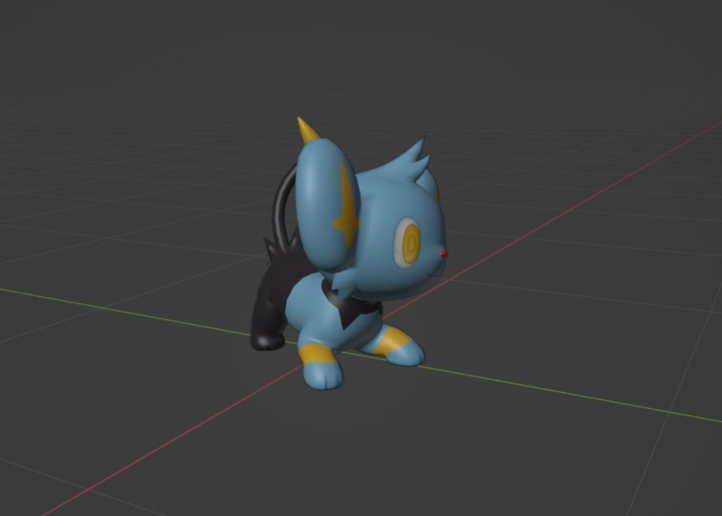 Shinx Luxio and Luxray 3D print model_5