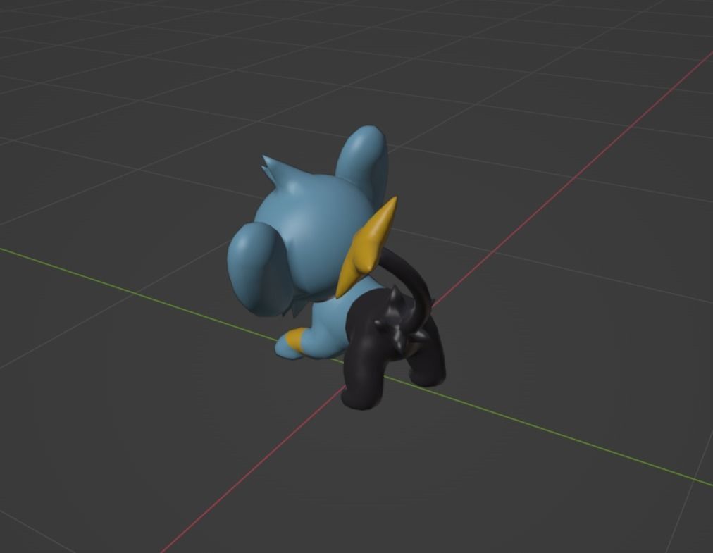 Shinx Luxio and Luxray 3D print model_3