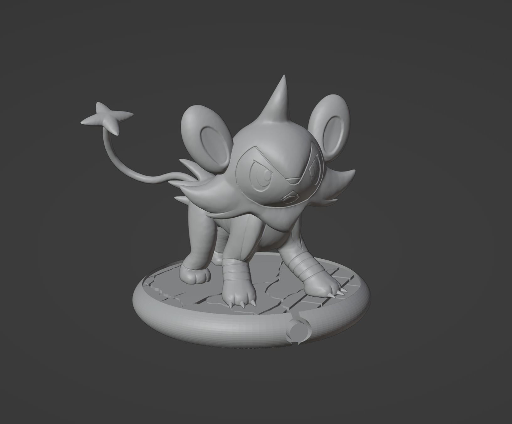 Shinx Luxio and Luxray 3D print model_17