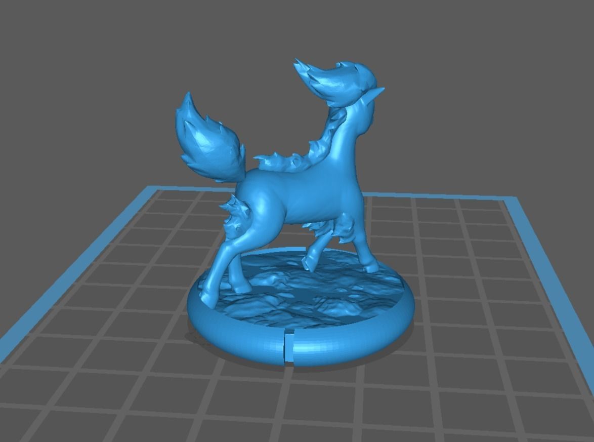 Ponyta and Rapidash 3D print model_7