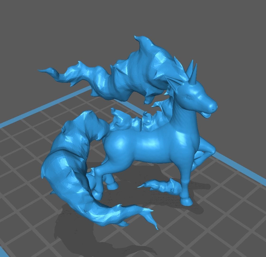 Ponyta and Rapidash 3D print model_15