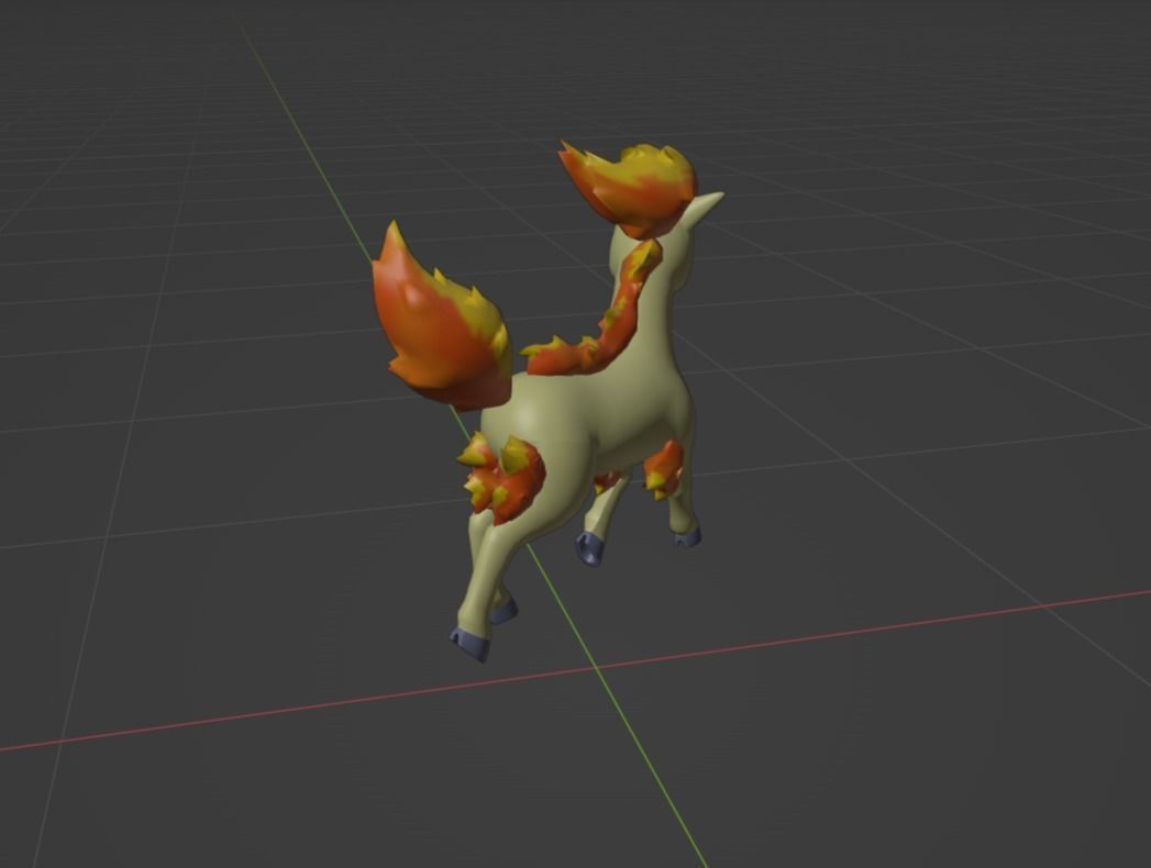 Ponyta and Rapidash 3D print model_3